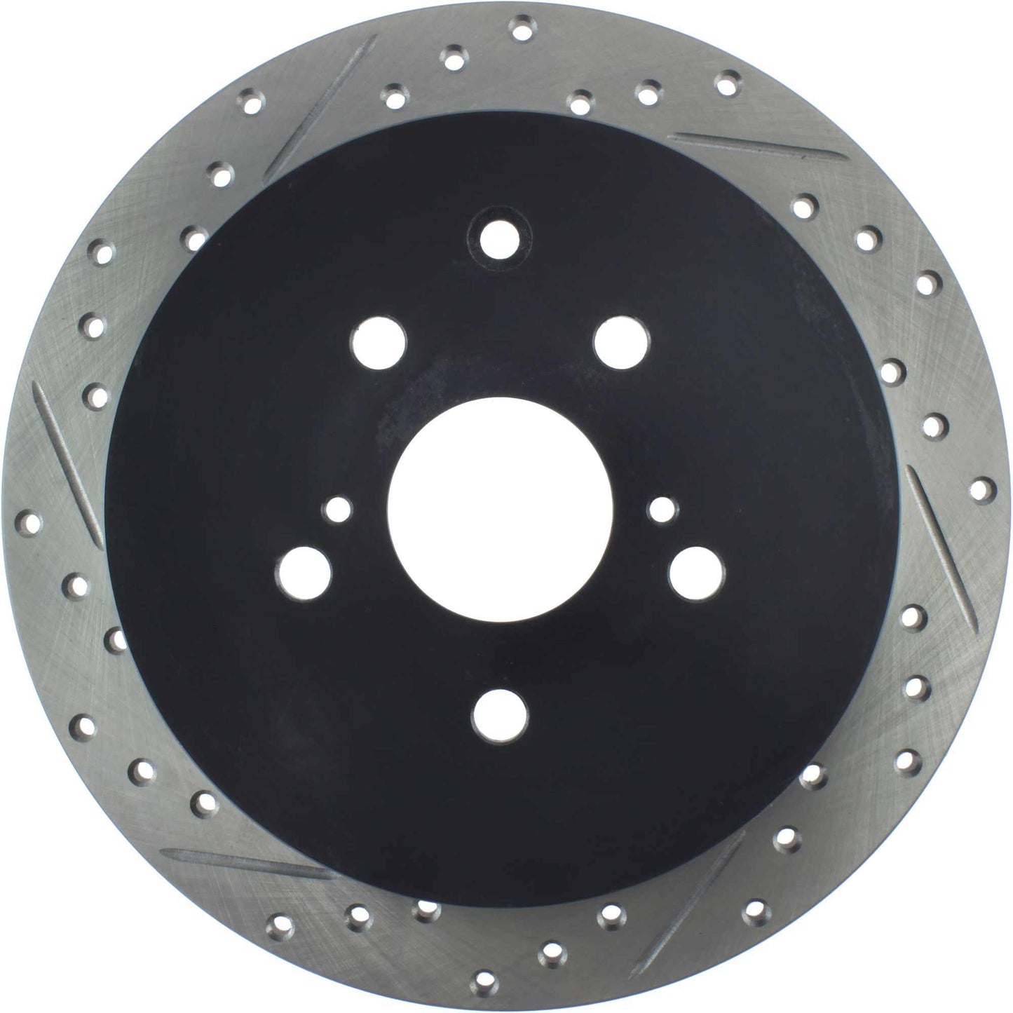 StopTech Sport Drilled/Slotted Brake Rotor; Rear Right