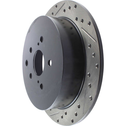 StopTech Sport Drilled/Slotted Brake Rotor; Rear Right