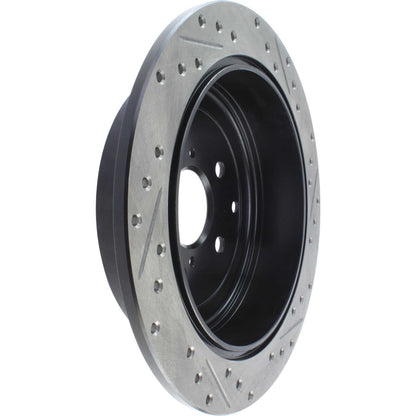 StopTech Sport Drilled/Slotted Brake Rotor; Rear Right