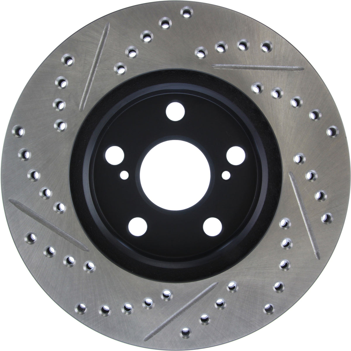 StopTech Sport Drilled/Slotted Brake Rotor; Front Left