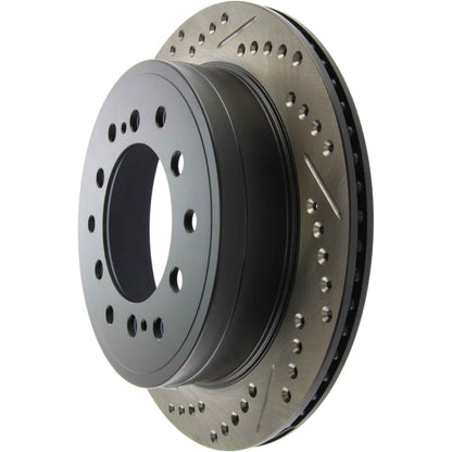 StopTech Sport Cryo Drilled/Slotted Brake Rotor; Rear Right