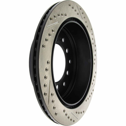 StopTech Sport Cryo Drilled/Slotted Brake Rotor; Rear Right