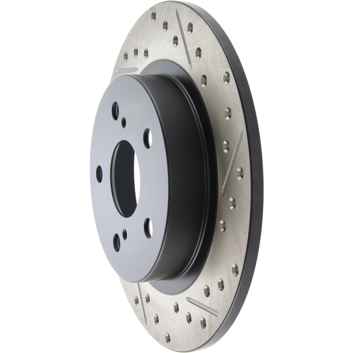 StopTech Sport Drilled/Slotted Brake Rotor; Rear Left