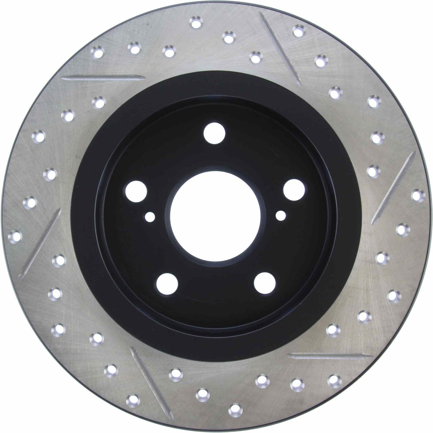 StopTech Sport Drilled/Slotted Brake Rotor; Rear Right