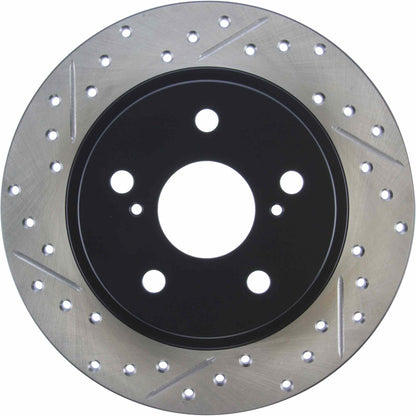 StopTech Sport Drilled/Slotted Brake Rotor; Rear Right