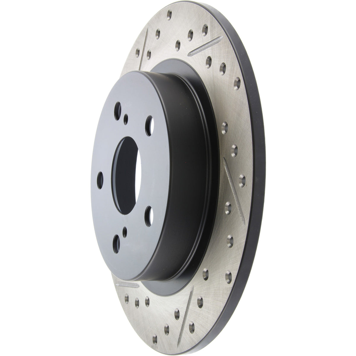 StopTech Sport Drilled/Slotted Brake Rotor; Rear Right