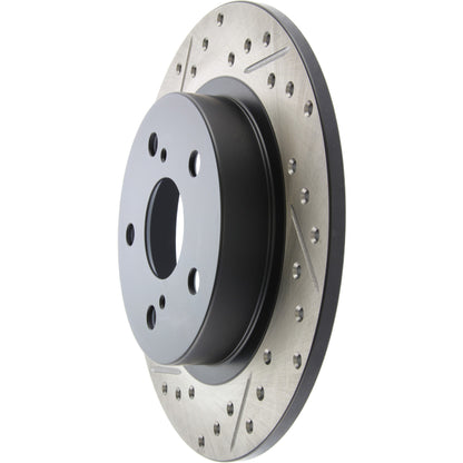 StopTech Sport Drilled/Slotted Brake Rotor; Rear Right