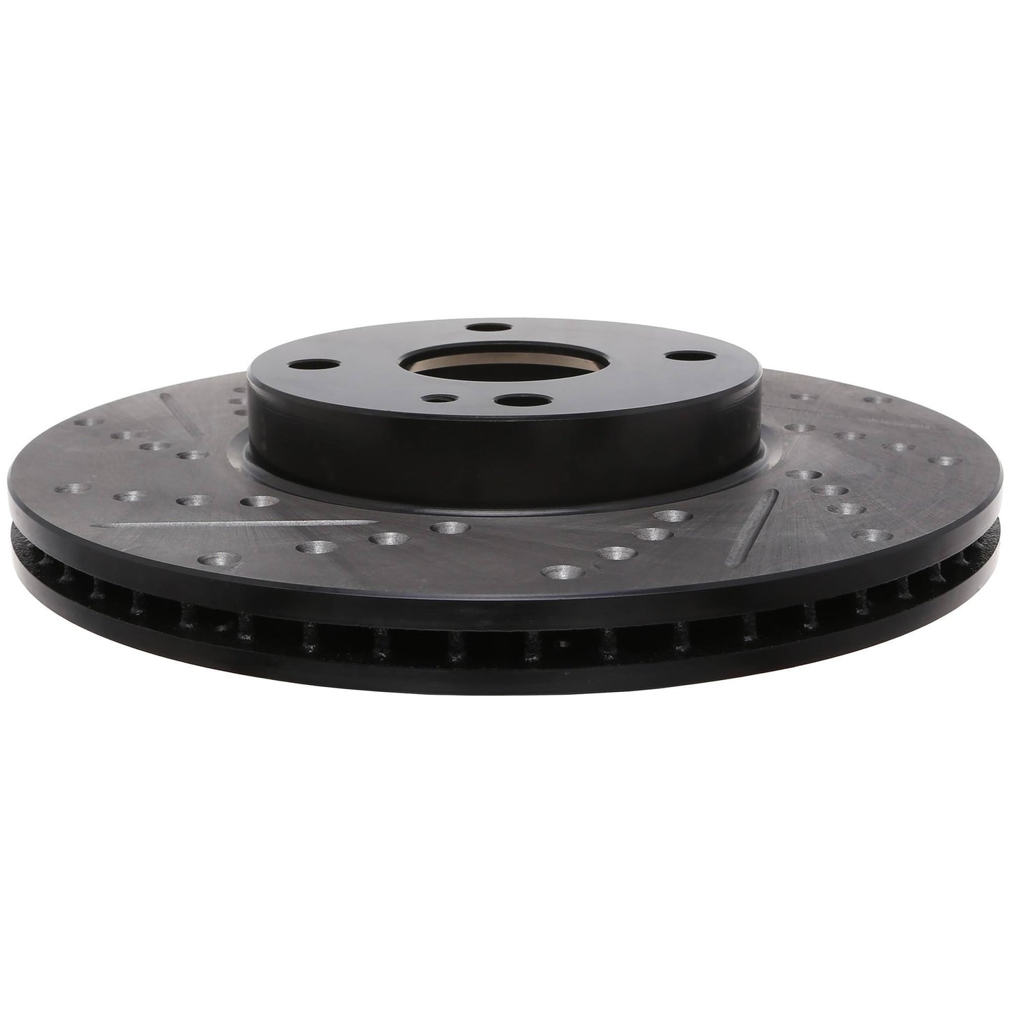 Stoptech Stoptech 2017+ Toyota Yaris iA Front Drilled and Slotted Right Rotor 127.44182R