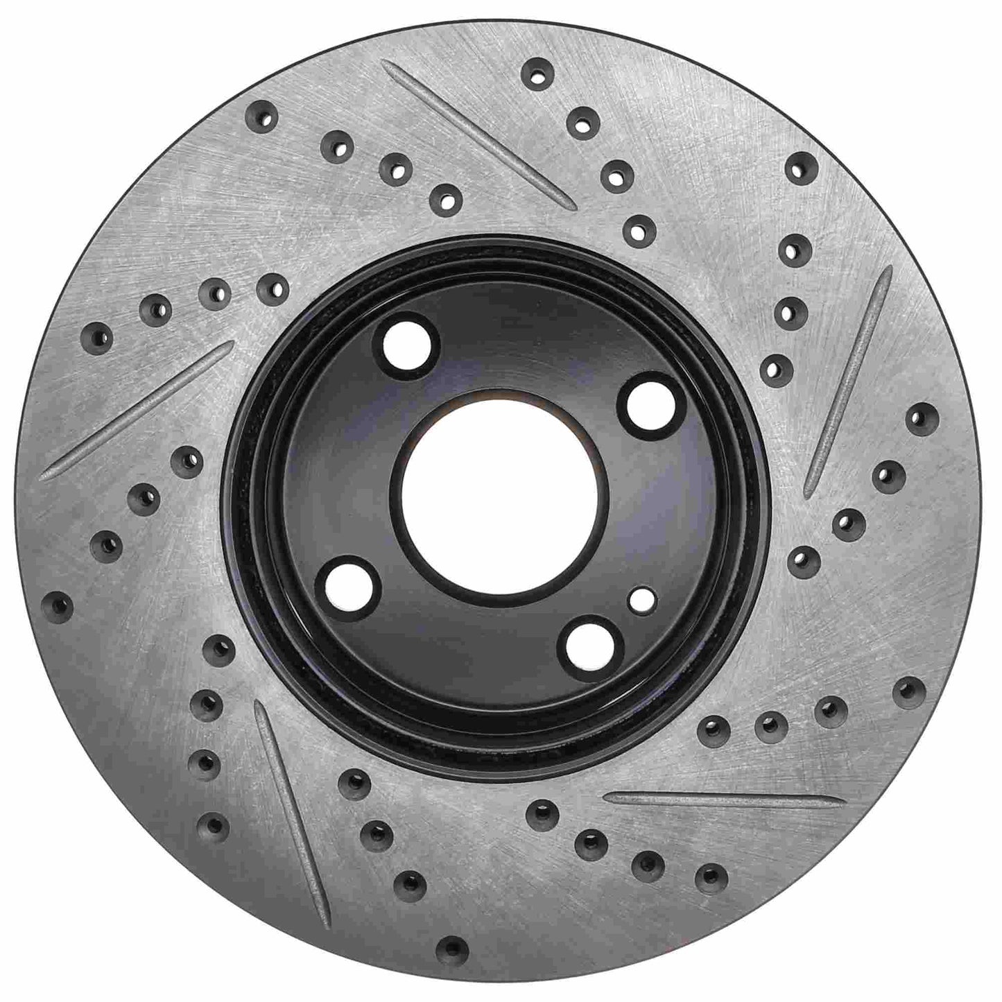 Stoptech Stoptech 2017+ Toyota Yaris iA Front Drilled and Slotted Right Rotor 127.44182R
