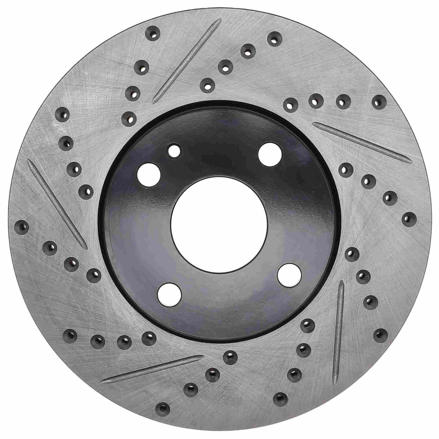 Stoptech Stoptech 2017+ Toyota Yaris iA Front Drilled and Slotted Right Rotor 127.44182R