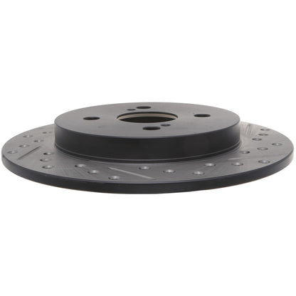 StopTech Sport Drilled/Slotted Brake Rotor; Rear Left