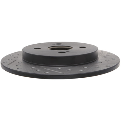 StopTech Sport Drilled/Slotted Brake Rotor; Rear Left