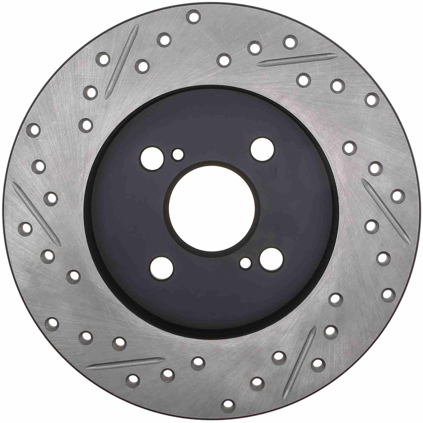 StopTech Sport Drilled/Slotted Brake Rotor; Rear Left