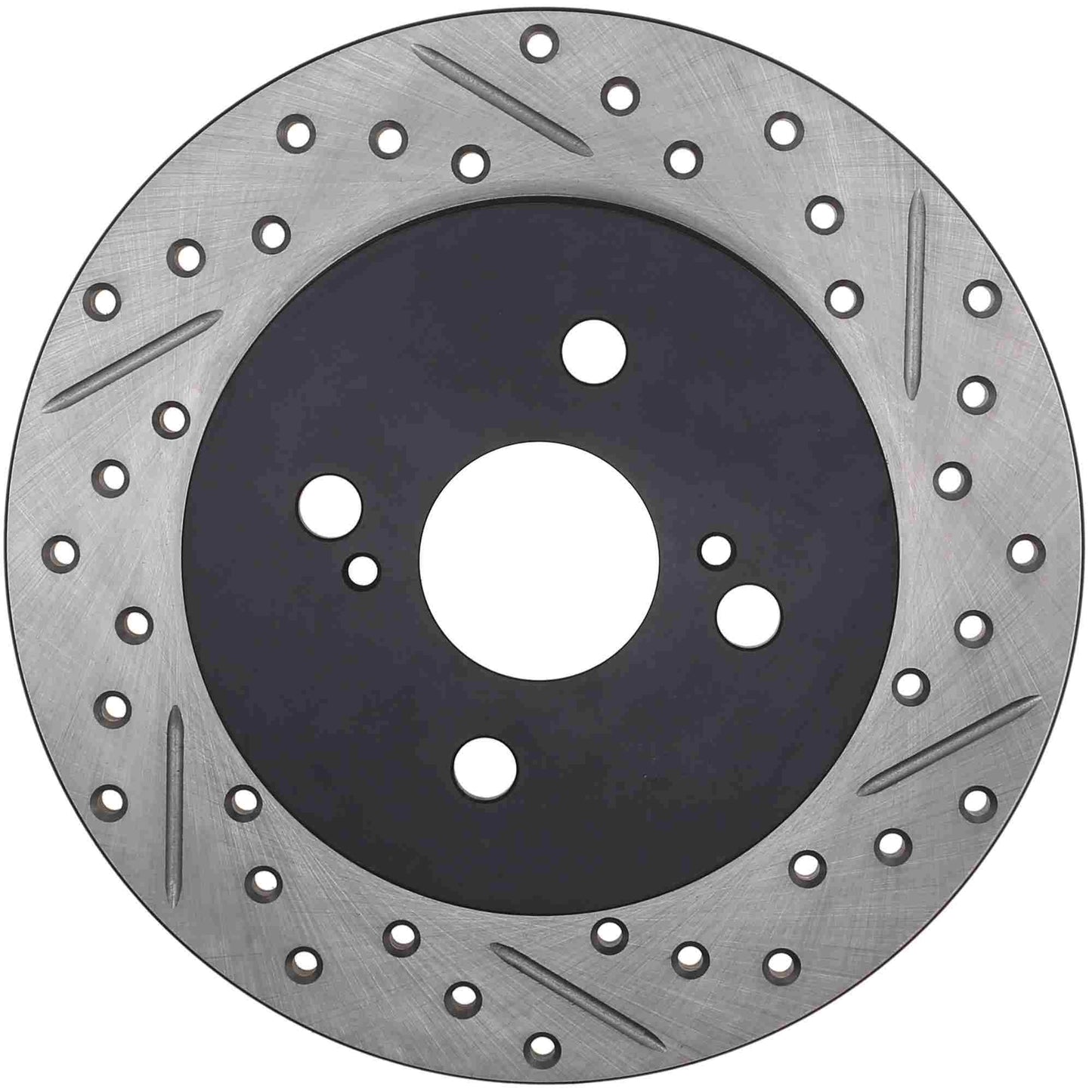 StopTech Sport Drilled/Slotted Brake Rotor; Rear Left