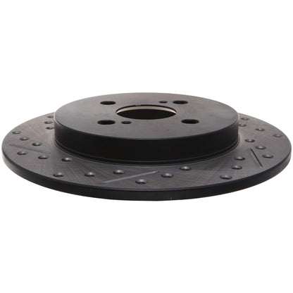 StopTech Sport Drilled/Slotted Brake Rotor; Rear Right