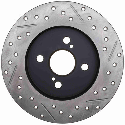 StopTech Sport Drilled/Slotted Brake Rotor; Rear Right