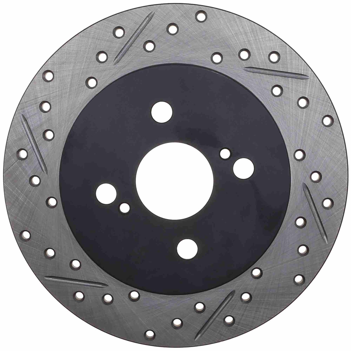 StopTech Sport Drilled/Slotted Brake Rotor; Rear Right