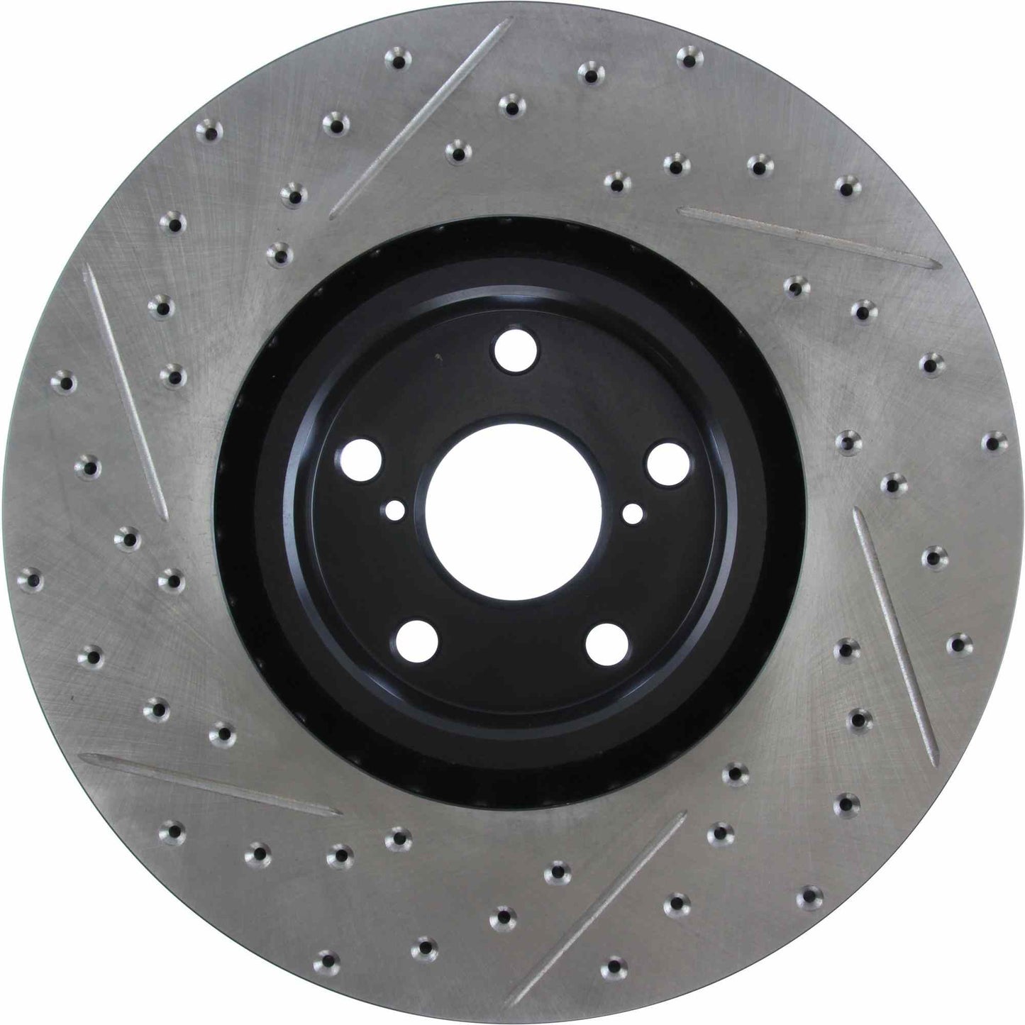 StopTech Sport Drilled/Slotted Brake Rotor; Front Left