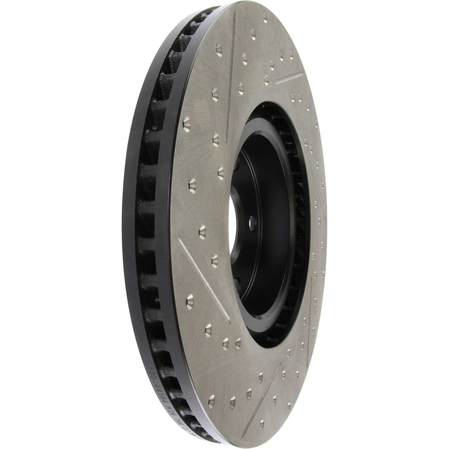 StopTech Sport Drilled/Slotted Brake Rotor; Front Left