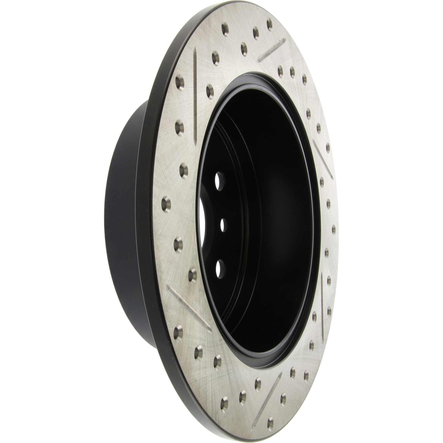 StopTech Sport Drilled/Slotted Brake Rotor; Rear Left