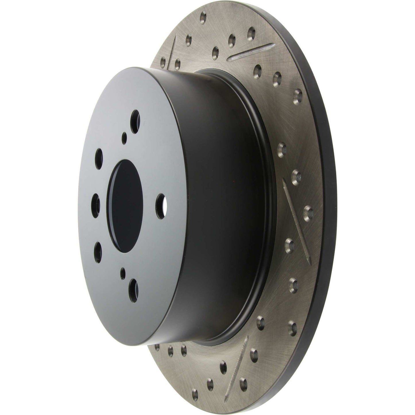 StopTech Sport Drilled/Slotted Brake Rotor; Rear Right