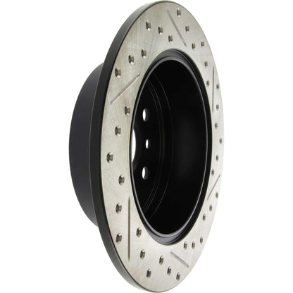 StopTech Sport Drilled/Slotted Brake Rotor; Rear Right