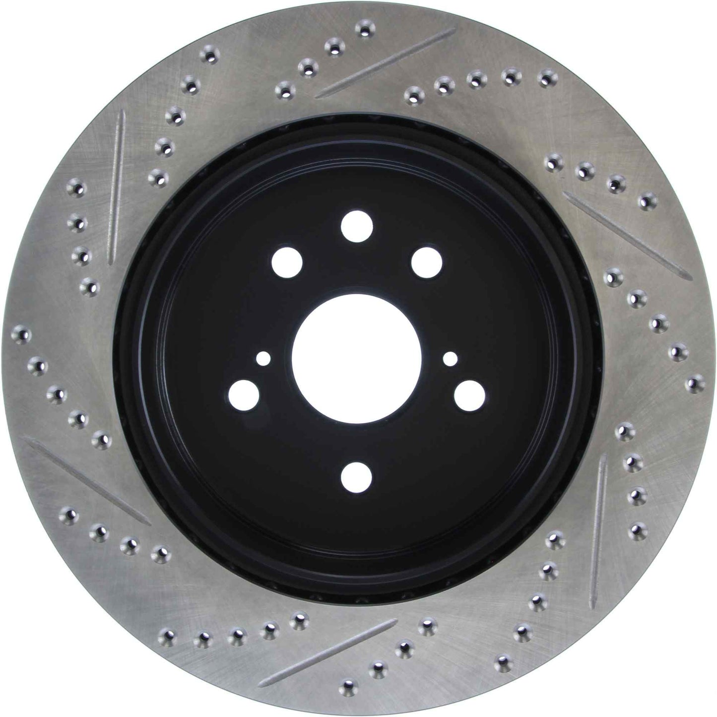StopTech Slotted & Drilled Sport Brake Rotor Left Rear 13-14 Lexus GS300/350/400/430 127.44189L