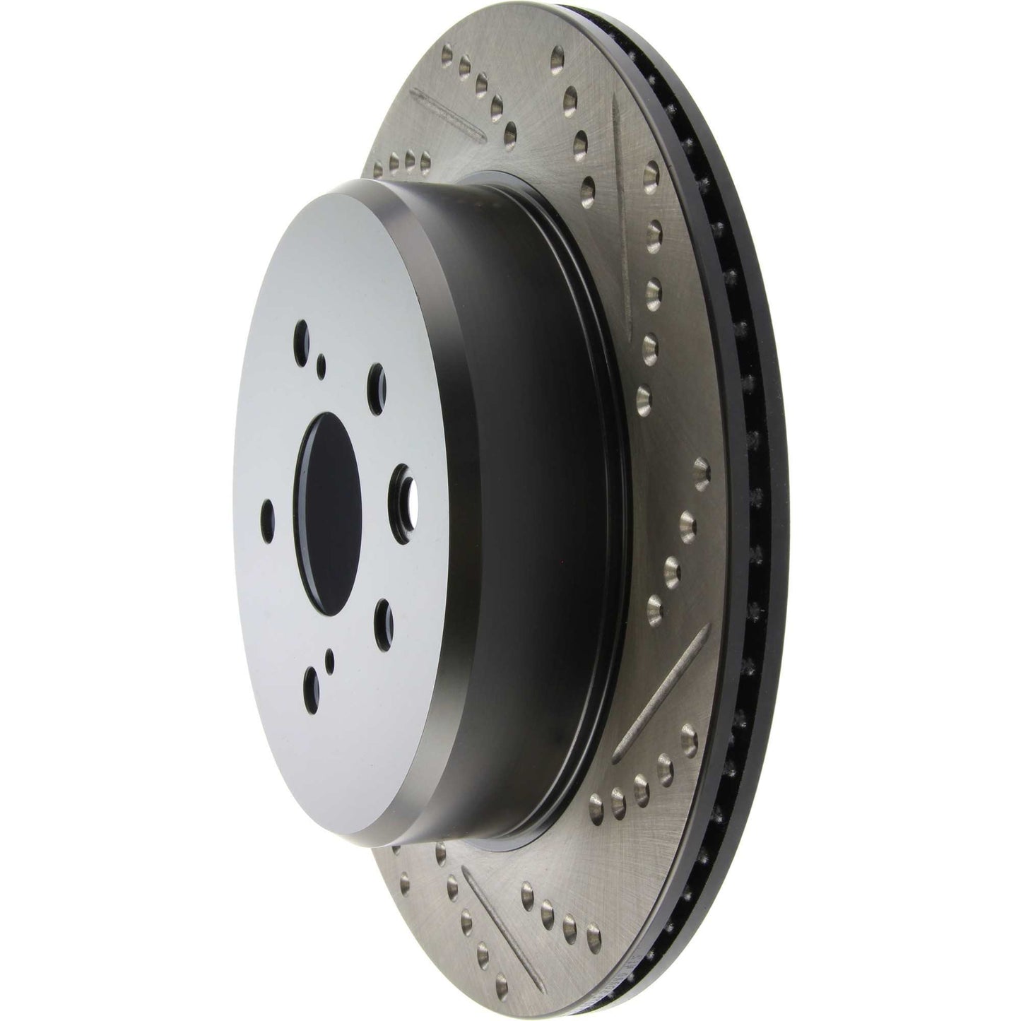StopTech Slotted & Drilled Sport Brake Rotor Left Rear 13-14 Lexus GS300/350/400/430 127.44189L