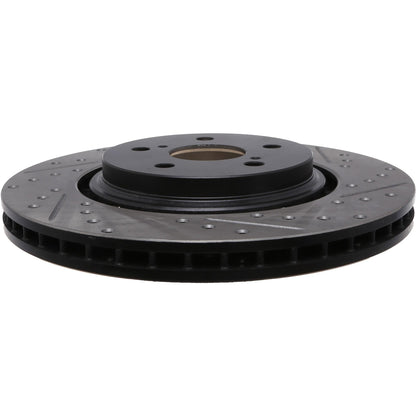 StopTech 19-20 Lexus ES350 Sport Drilled/Slotted Rotor - Front Left 127.44198L