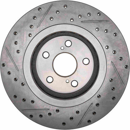 StopTech 19-20 Lexus ES350 Sport Drilled/Slotted Rotor - Front Left 127.44198L
