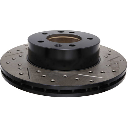 StopTech 89-92 Mazda RX-7 Slotted & Drilled Left Front Rotor 127.45022L