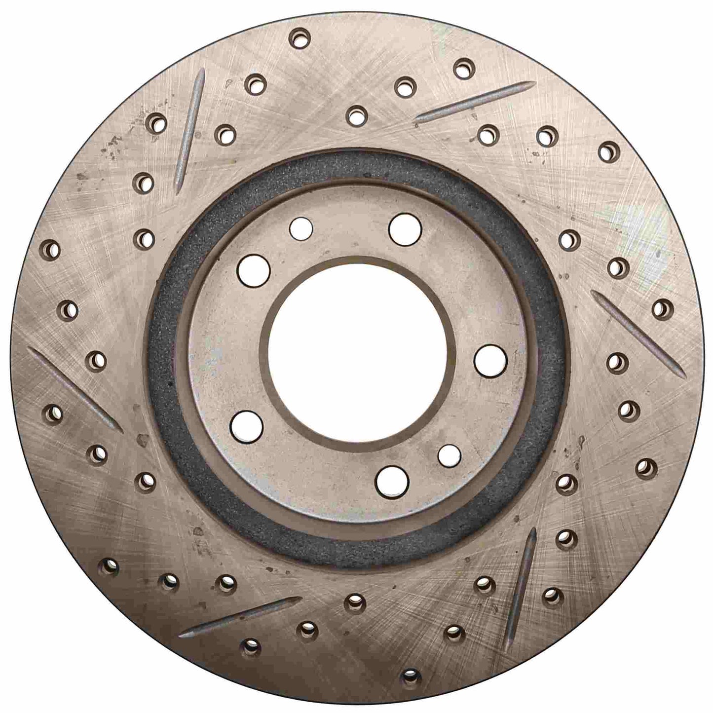 StopTech 89-92 Mazda RX-7 Slotted & Drilled Left Front Rotor 127.45022L
