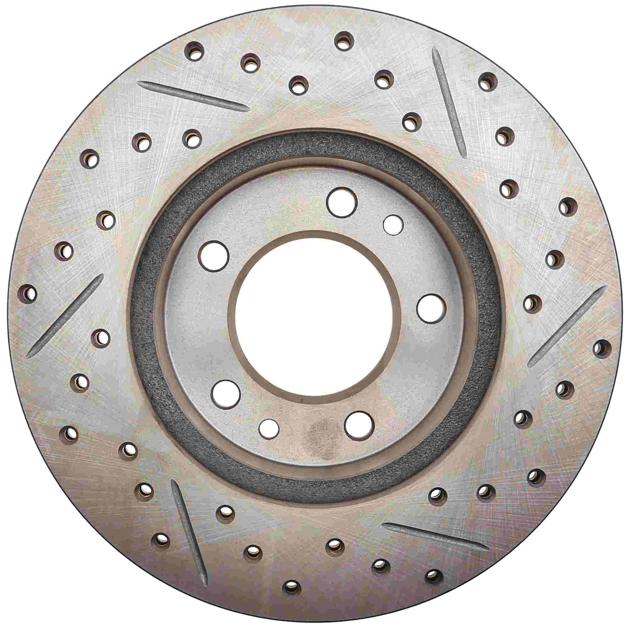 StopTech 89-92 Mazda RX-7 Slotted & Drilled Right Front Rotor 127.45022R