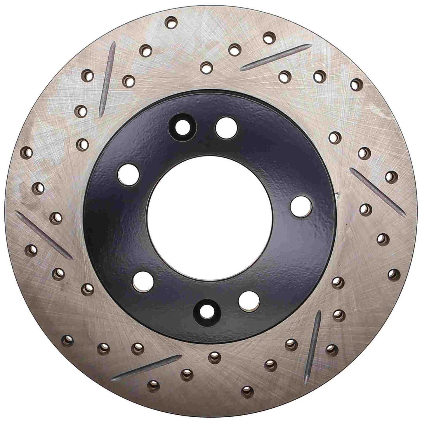 StopTech 89-92 Mazda RX-7 Slotted & Drilled Right Front Rotor 127.45022R