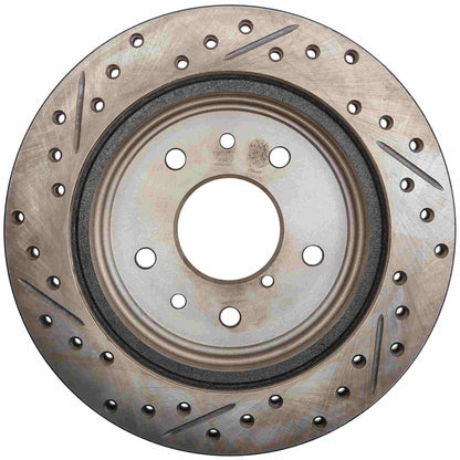 StopTech 86-92 Mazda RX-7 Slotted & Drilled Left Rear Rotor 127.45024L