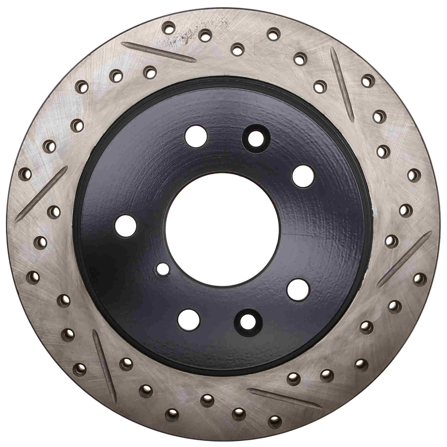 StopTech 86-92 Mazda RX-7 Slotted & Drilled Left Rear Rotor 127.45024L