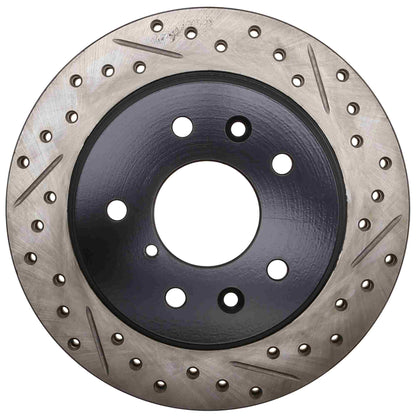 StopTech 86-92 Mazda RX-7 Slotted & Drilled Left Rear Rotor 127.45024L