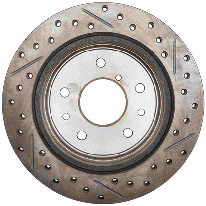 StopTech 86-92 Mazda RX-7 Slotted & Drilled Right Rear Rotor 127.45024R