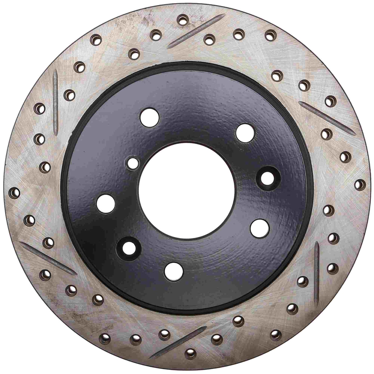 StopTech 86-92 Mazda RX-7 Slotted & Drilled Right Rear Rotor 127.45024R