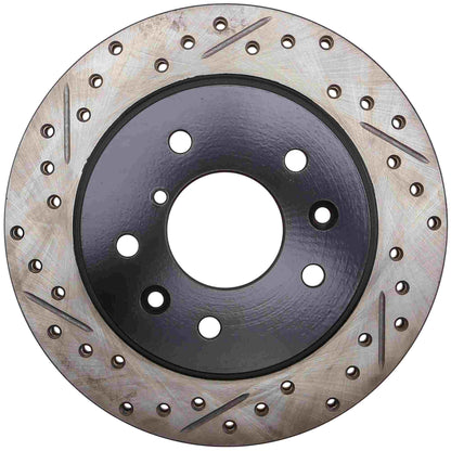 StopTech 86-92 Mazda RX-7 Slotted & Drilled Right Rear Rotor 127.45024R