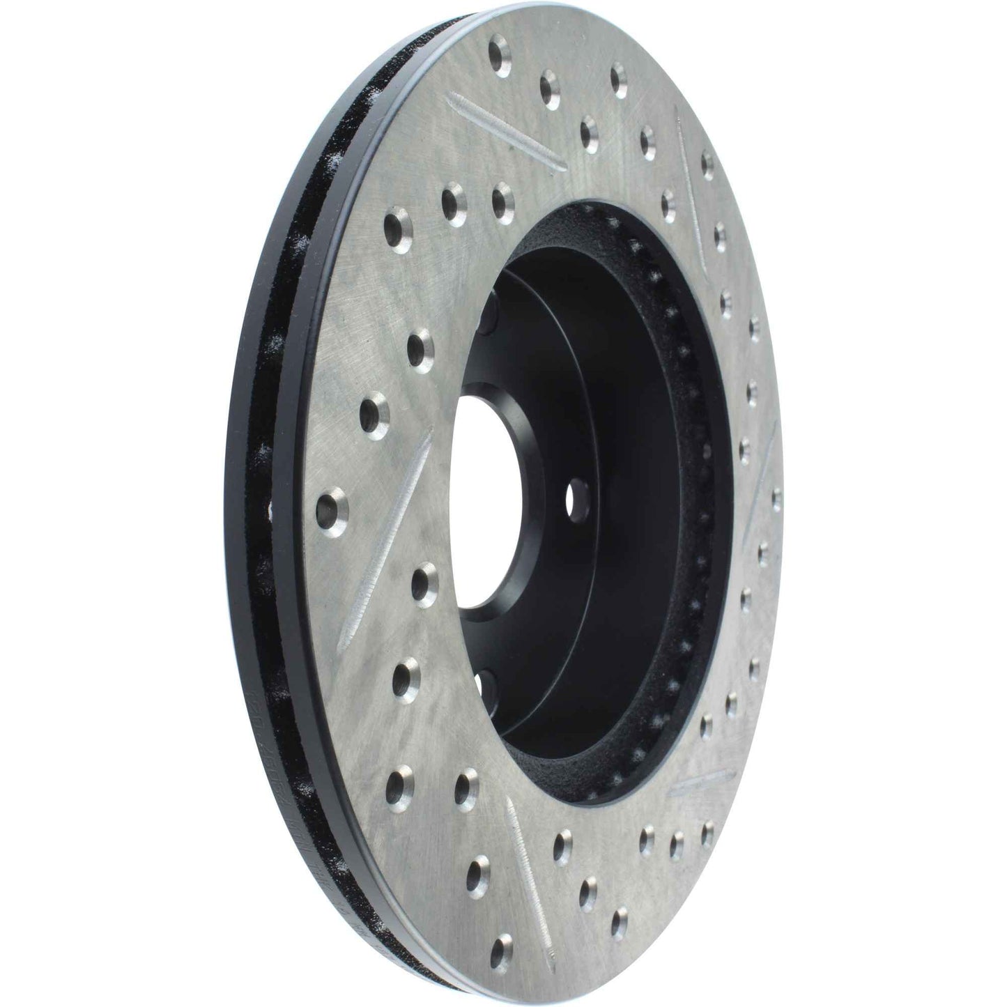 StopTech 90-93 Mazda Miata MX-5 Cryo Slotted & Drilled Right Front Rotor 127.45034CR