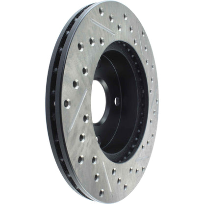 StopTech 90-93 Mazda Miata MX-5 Cryo Slotted & Drilled Right Front Rotor 127.45034CR