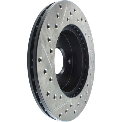 StopTech Sport Drilled/Slotted Brake Rotor; Front Left