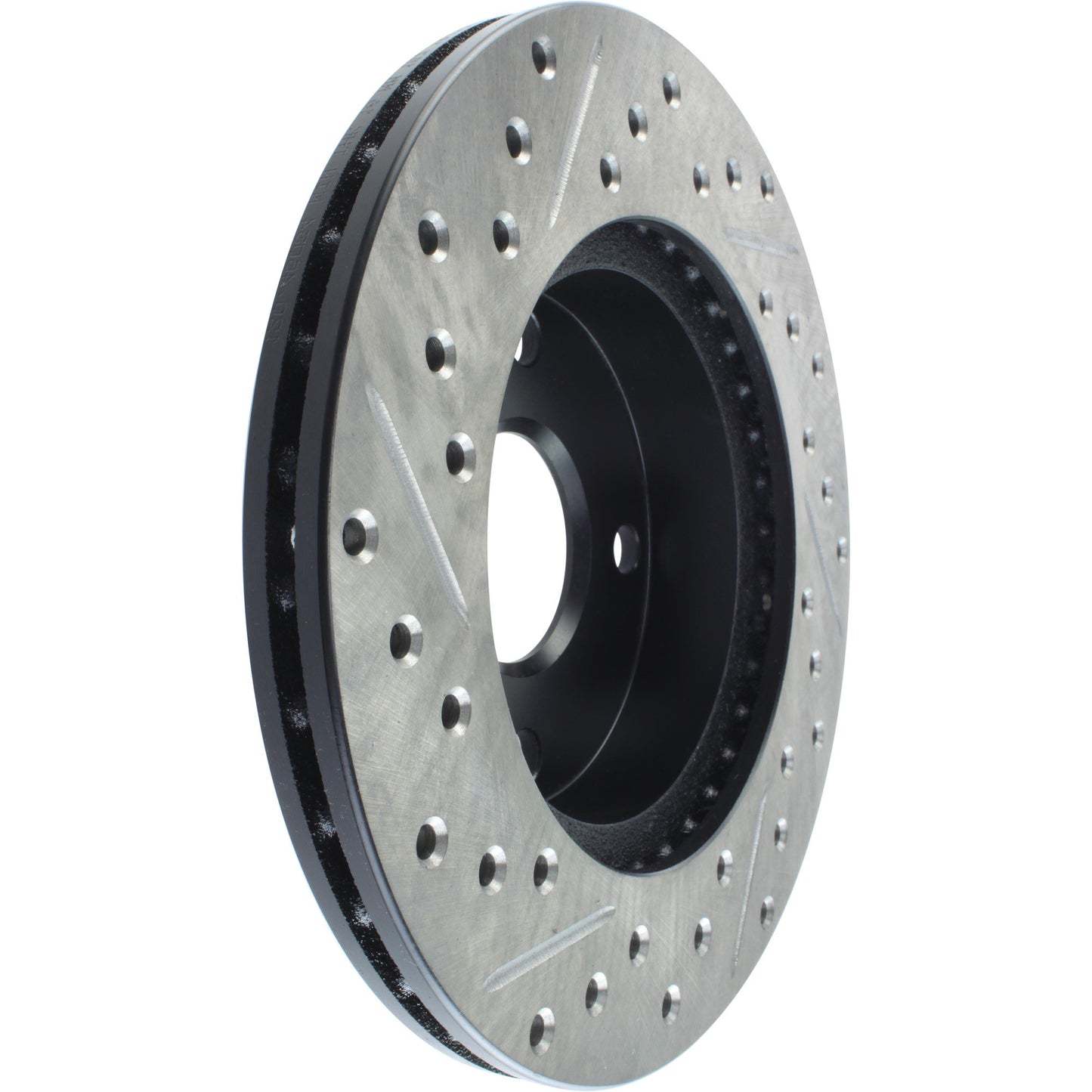 StopTech Sport Drilled/Slotted Brake Rotor; Front Left