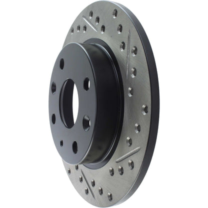 StopTech 90-93 Mazda Miata Sportstop Cryo Drilled & Slotted Rotor - Rear Left 127.45035CL