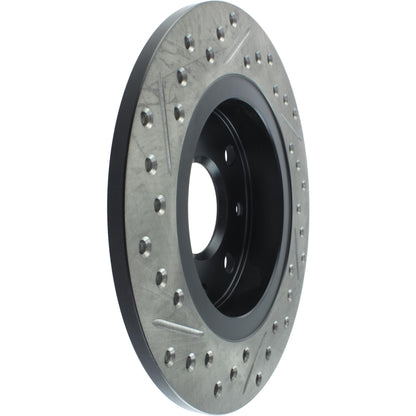 StopTech 90-93 Mazda Miata Sportstop Cryo Drilled & Slotted Rotor - Rear Left 127.45035CL