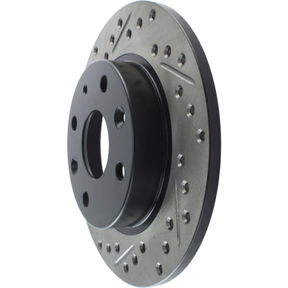 StopTech Sport Cryo Drilled/Slotted Brake Rotor; Rear Right