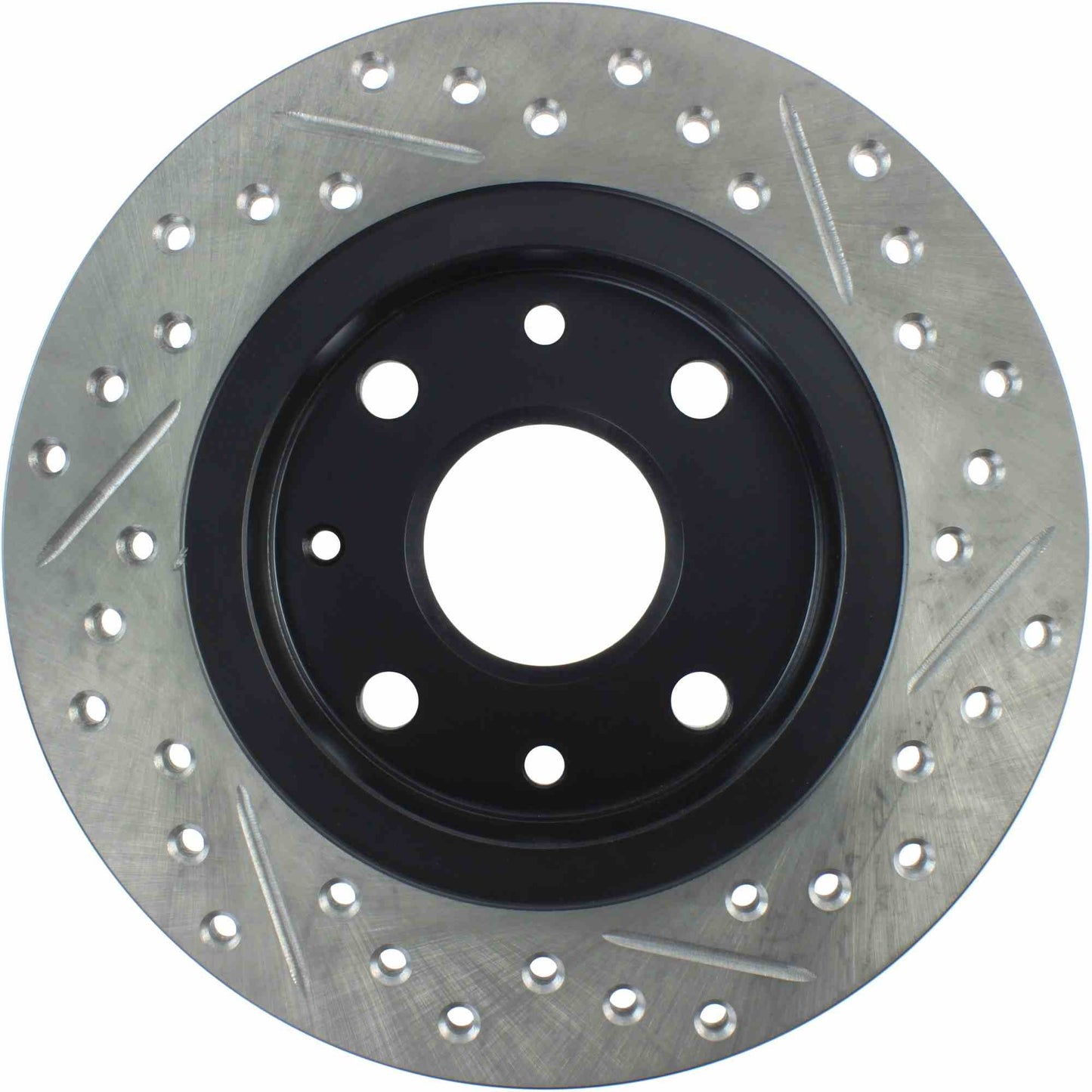StopTech Sport Drilled/Slotted Brake Rotor; Rear Right