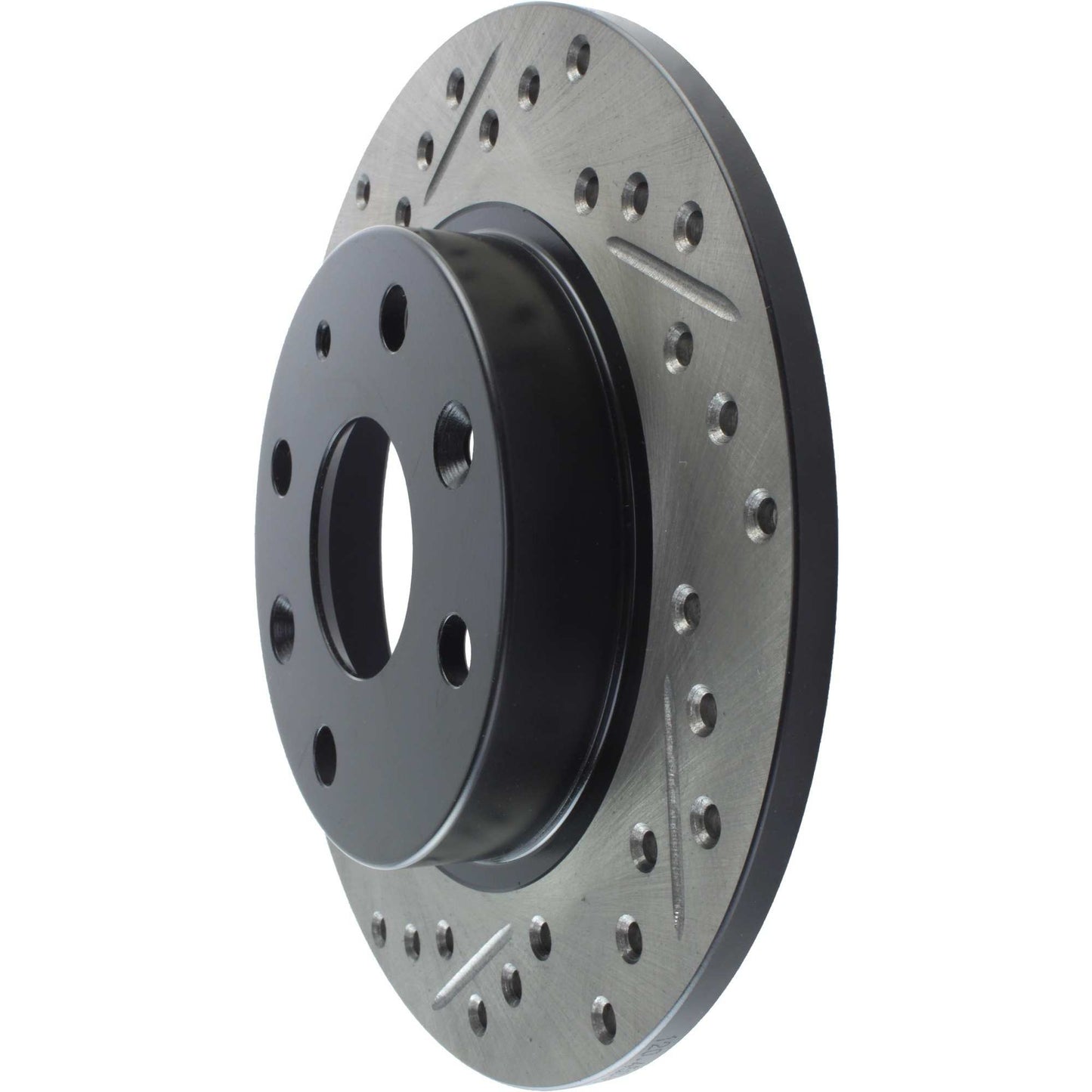 StopTech Sport Drilled/Slotted Brake Rotor; Rear Right