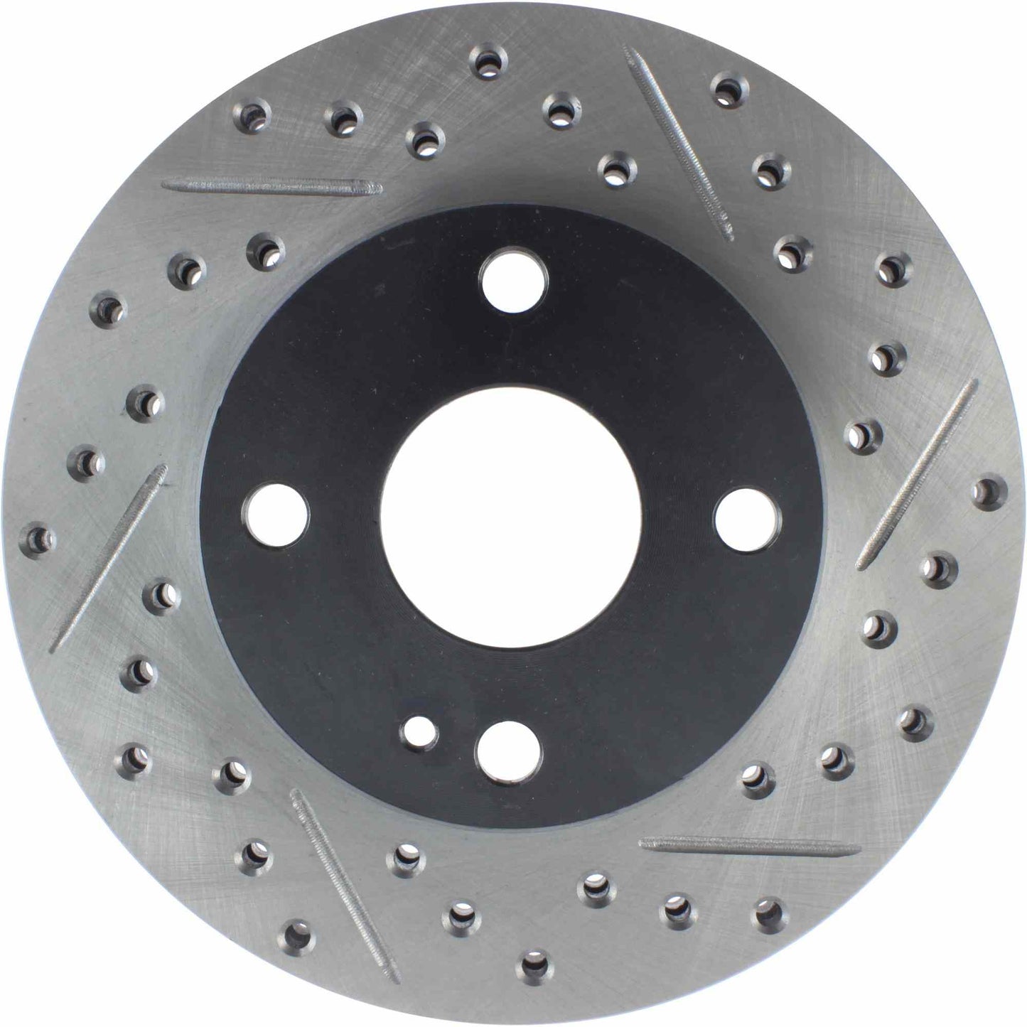 StopTech Sport Drilled/Slotted Brake Rotor; Front Left